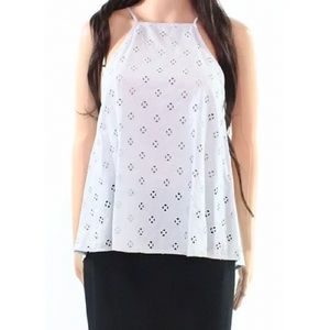 ⚡️BP Blue Sleeveless Eyelet Top Size S